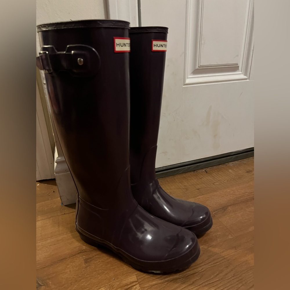 Purple Hunter Boots
